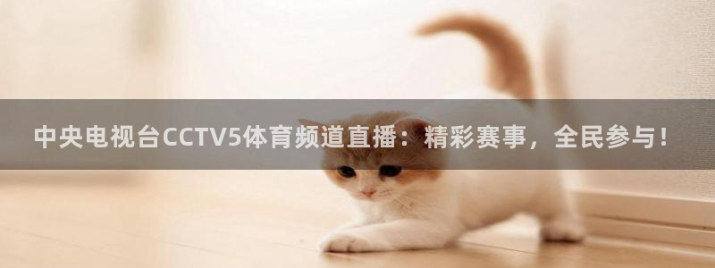 857足球直播平台：中央电视台CCTV5体育频道直播：精彩赛事，全民参与！